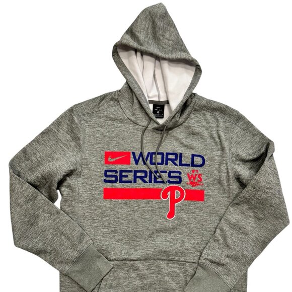 Nike Phillies 2022 World Series Dri-Fit Hoodie Men’s Medium - Picture 1 of 4